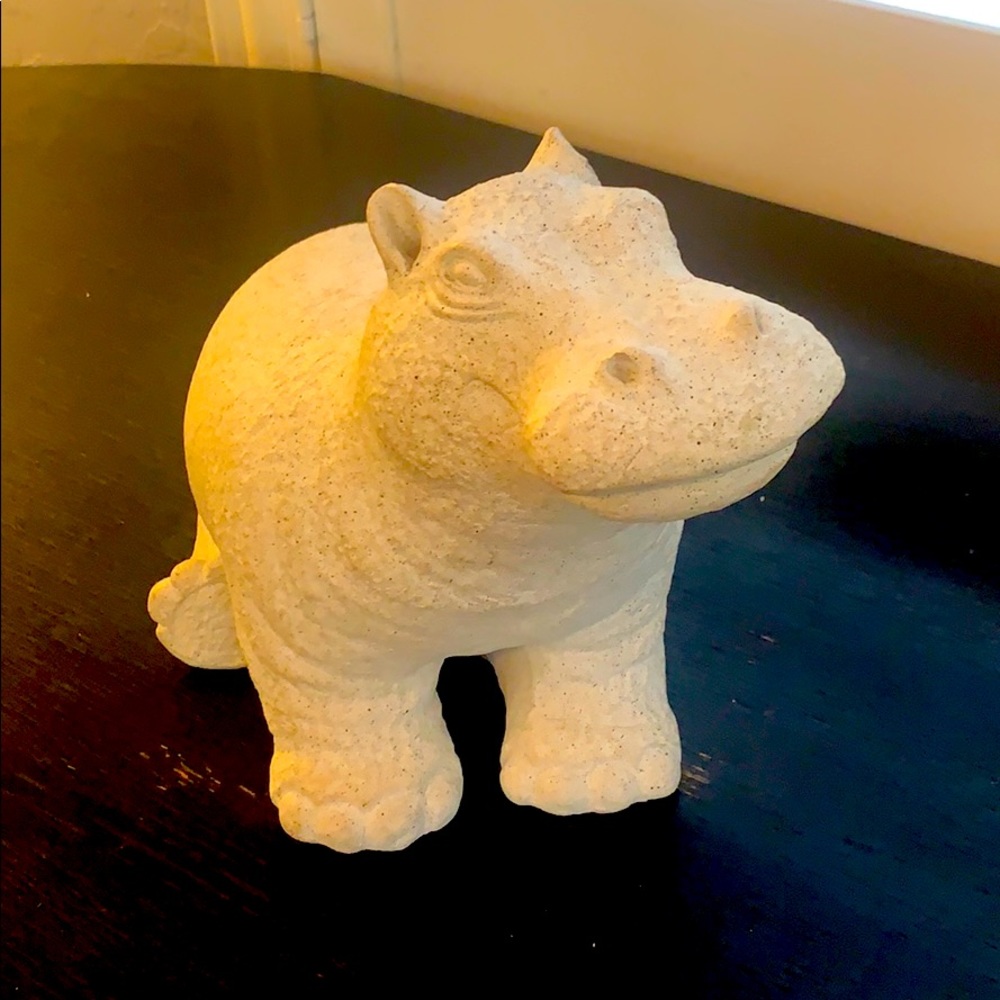 Vintage Austin Bernhardt Hippo Sculpture